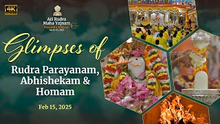 Early Morning Glimpses of Rudra Parayanam | Rudra Abhishekam | Rudra Homam | Ati Rudra Maha Yajnam