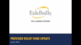 HHS Provider Relief Fund Clarifications and Reporting Strategies