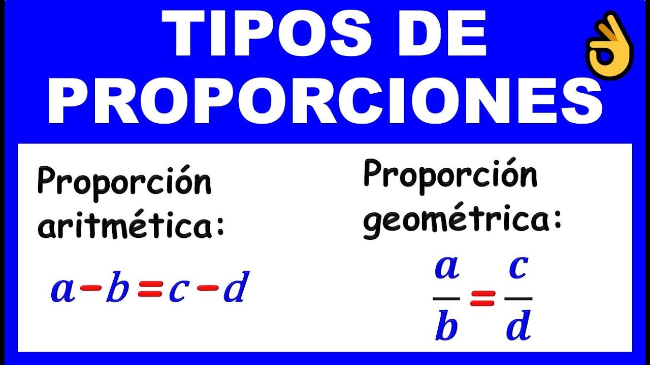 TIPOS DE PROPORCIONES - YouTube