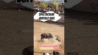 The Ultimate Buffalo Battle #shorts #bull #battle #viralvideo #trending