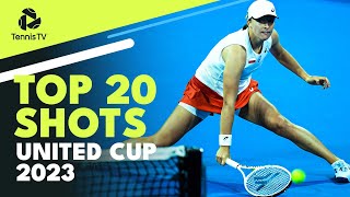 Swiatek Around-The-Net & Rafa Nadal Magic ✨ Top 20 Best Shots at United Cup 2023