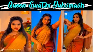 Queen Swathi Dubsmash video | reels video 💕 | cute reactions 😍