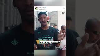 👟 Jimmy Butler gets hit in the face with a shoe in China 🇨🇳 | #shorts | NYP Sports