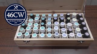 [DIY] Making a Small Bottle Organizer. / 基本中の基本は木箱だと思うんです