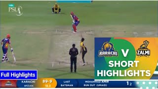 Short Highlights | Karachi Kings vs Peshawar Zalmi | Match 24 | HBL PSL 6 |
