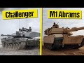 British Challenger 2 vs American M1 Abrams tank