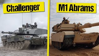 British Challenger 2 vs American M1 Abrams tank