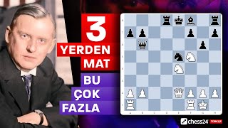 Alekhine Atları Dans Etsin Diye Vezir Feda Ediyor!