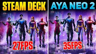 Steam Deck vs AYA NEO 2 - Gotham Knights