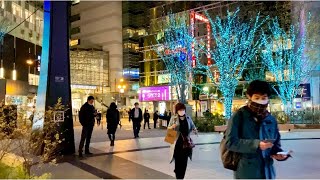 【4K】Tokyo Christmas Walk - Ikebukuro West Exit (Dec.2020)