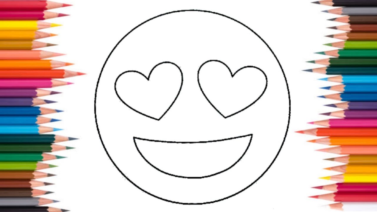 Heart пёџ Emoji Drawingрџ њпёџрџћё Heart пёџ Emoji Tutorial Coloring рџњ рџ Craft