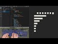ASMR Programming - Bar Loader Animation using Html CSS - No Talking