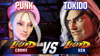 SF6 ▰ PUNK (Cammy) vs TOKIDO (Ken) ▰ High Level Gameplay