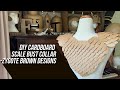 How to make a Cardboard Scale Bust Collar