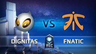 HGC - Mid-Season Brawl - Playoffs Day 2 -- Dignitas vs. Fnatic, Game 1