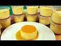 Condensed Milk Pudding BAKED IN A BOTTLE Make and Sell !! Pudding in the Pot cooks without mystery