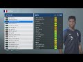 france national team フェイス＆能力【ウイイレ2019】pes2019 face ＆ ability