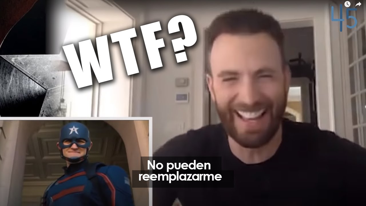 CHRIS EVANS REACCIONA AL NUEVO CAPITÁN AMÉRICA - YouTube