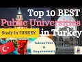 [English]  Top 10 Best Public Universities in Turkey | Tuition Fees & Requirements | Study in Turkey