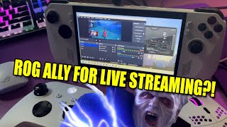 ROG ALLY, Can It Do OBS Live Streaming? (With Internal Mic Tests)