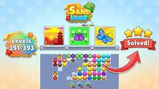 Sand Loop Levels 391, 392, 393 Walkthrough - 100% Solution! 🏖️ (How to Solve)