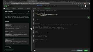 Reverse digits - Basic - GeeksforGeeks