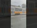 Few trams and buses in Sofia Bulgaria