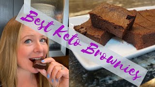 Keto Brownies | Fudgy Coconut Flour Brownies | Low Carb Gluten Free