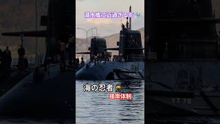 海の忍者🥷接岸体制⚓潜水艦に近過ぎる街🐳