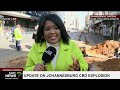 Joburg CBD explosion leaves residents without water and electricity