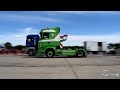 loud scania r500 v8 insane burnout u0026 drag kacsa ytka