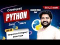 Sequence Category data type in python-Hindi/Urdu | Lec-14 | Python for beginners in hindi Urdu