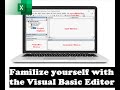 001. Learn the ins and outs of the Visual Basic Editor (VBE) - Beginner's Tutorial
