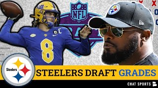 ROUND 1 Steelers Draft Grades: Kenny Pickett Drafted At Pick #20 Of 2022 NFL Draft By Pittsburgh