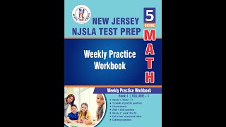 New Jersey NJSLA 5th Grade Math Test Prep | Volume 1 Workbook | 2500+ Practice Questions