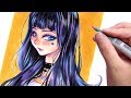 COPIC Illustration [Complete Speedpaint from Hair Tutorial]