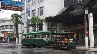 Bonde tem trajeto curto e aguarda a fiação e equipamentos para a volta do percurso ampliado