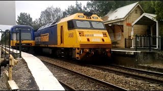 AN8 \u0026 AN2 pass Bundanoon with 2122N empty garbo. (2014)