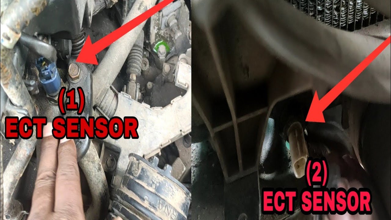 P2185 ERROR CODE HONDA /Coolant Temperature Sensor 2 Location Honda ...