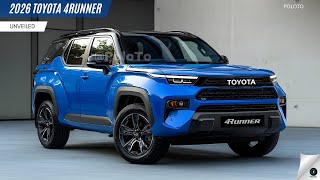 2026 Toyota 4Runner Unveiled - A tough SUV that's tough off-road!