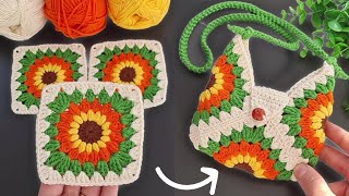 VERY NICE IDEA !👜Make MONEY with This SUPER EASY Crochet Mini👜Bag Purse Keychain!