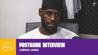 Lakers Postgame: LeBron James (11/10/19)
