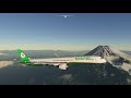 flight simulator 2020 富士山 長榮航空 mount fuji eva air 787 10