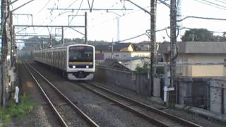 【JR】 209系 2100番台 C603編成 「乗務員訓練」 ＠東松戸