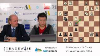 Gibraltar Chess 2014 live show: MasterClass Li Chao