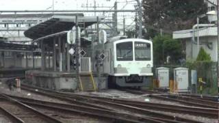 西武新101系259F（白）で見る多摩湖線の入線手順／萩山＠SONY WX10