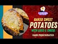 Cheese topped Sweet Potatoes | Cooking With Luke John | #tasty #sweetpotato #cheesy