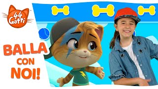 Balla con 44 Gatti | Che simpatici Cane e Gatto - Tutorial di danza per bambini