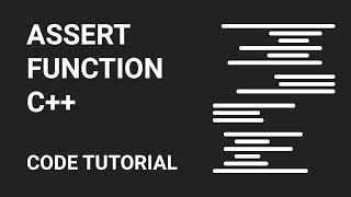 Assert Function in C++ | Code Tutorial