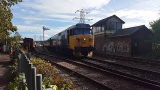 50015 'Valiant' departing Peterborough Nene Valley 13/10/18